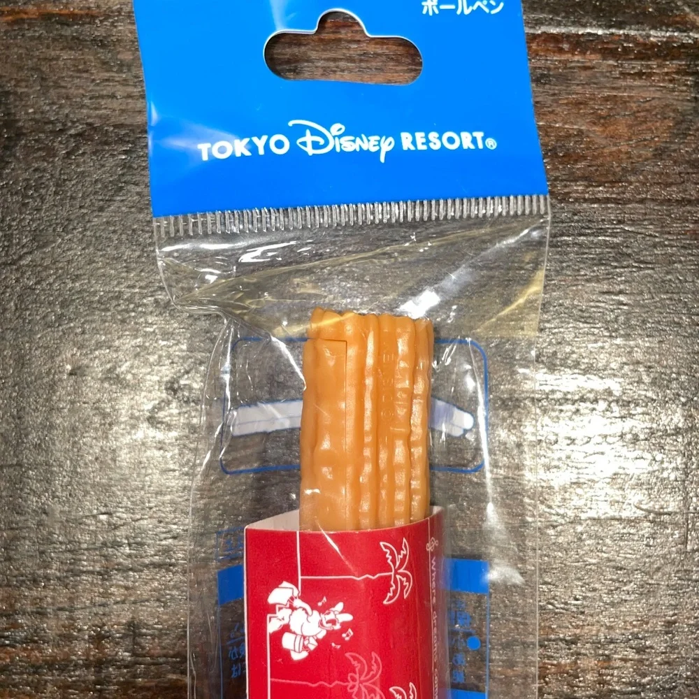 Tokyo Disney Resort Limited Mickey Park‎ Food Churro Ballpoint Pen Black Japan